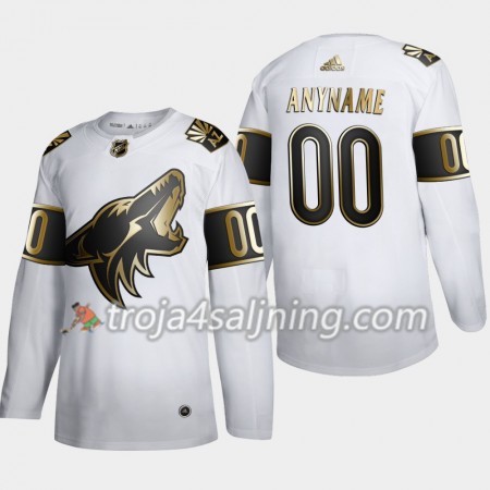 Arizona Coyotes tröja Customized 2019-2020 Adidas Golden Edition Vit Authentic - NHL Tröjor Herr